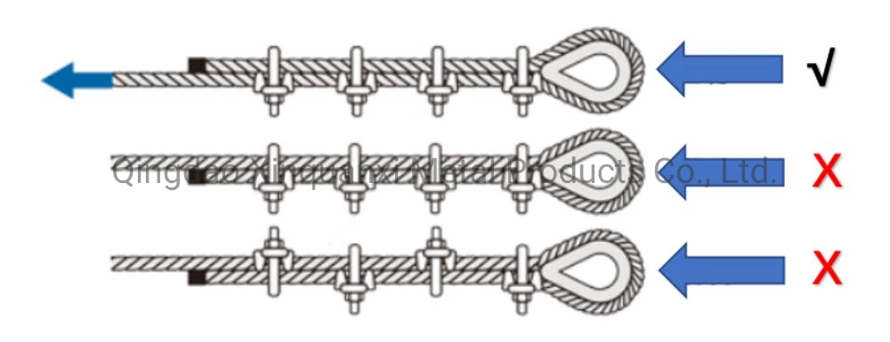 Rigging Hardware High Quality Electric Galvanized DIN741 Wire Rope Clip